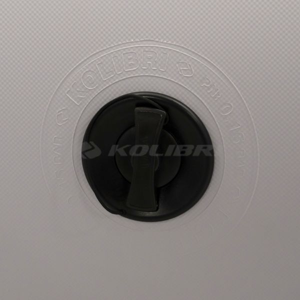 Kolibri KM-450DSL (Колібрі КМ-450ДСЛ) надувний кільовий човен світло-сірий (стандарт) + фанерний пайол, фото kolibri.com.ua №34