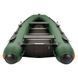Kolibri KM-330DSL (Колібрі КМ-330ДСЛ) надувний кільовий човен темно-зелений + фанерний пайол, фото kolibri.com.ua №9