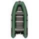 Kolibri KM-330DSL (Колібрі КМ-330ДСЛ) надувний кільовий човен темно-зелений + фанерний пайол, фото kolibri.com.ua №1