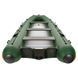 Kolibri KM-450DSL (Колібрі КМ-450ДСЛ) надувний кільовий човен темно-зелений + алюмінієвий пайол, фото kolibri.com.ua №8
