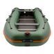 Kolibri KM-360DSL (Колібрі КМ-360ДСЛ) надувний кільовий човен темно-зелений + фанерний пайол, фото kolibri.com.ua №7