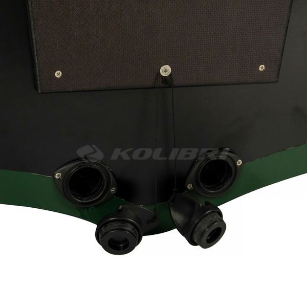 Kolibri KM-400DSL (Колібрі КМ-400ДСЛ) надувний кільовий човен темно-зелений + фанерний пайол, фото kolibri.com.ua №15