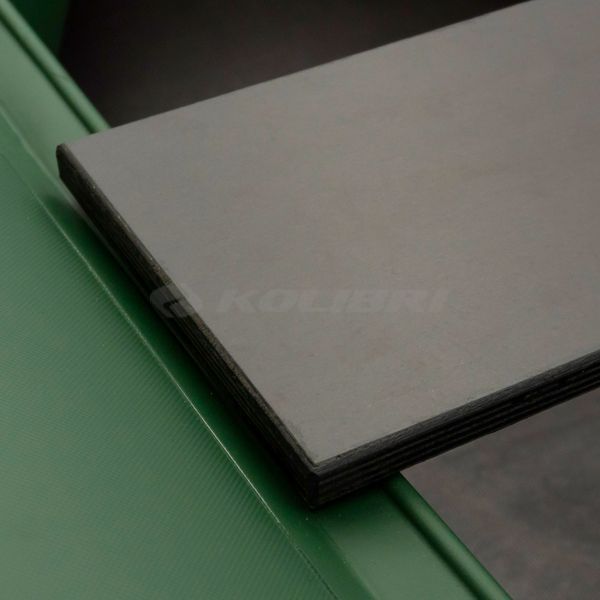 Kolibri KM-450DSL (Колібрі КМ-450ДСЛ) надувний кільовий човен темно-зелений + фанерний пайол, фото kolibri.com.ua №20