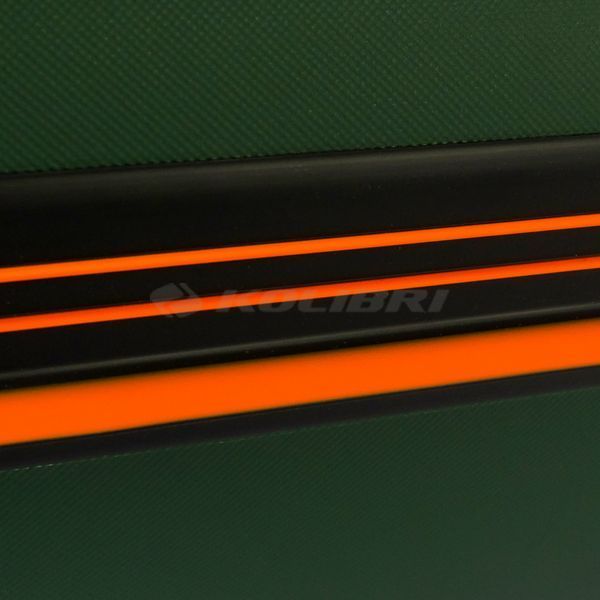 Kolibri KM-450DSL (Колібрі КМ-450ДСЛ) надувний кільовий човен темно-зелений + фанерний пайол, фото kolibri.com.ua №17