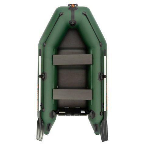Kolibri KM-260 (Колибри КМ-260) надувная моторная лодка темно-зеленая + книжка, фото kolibri.com.ua №1