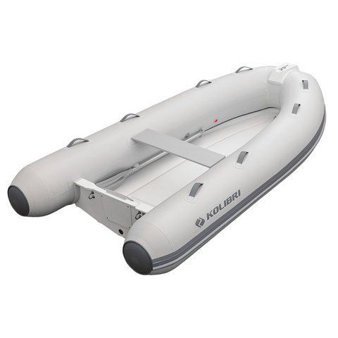 Kolibri Wing LITE W310LT RIB (Колібри Вінг Лайт РІБ В310ЛТ) надувний човен із пластиковим дном, темно-сірий, фото kolibri.com.ua №1