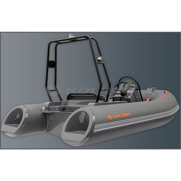 Kolibri Wing ULTRA W360UT RIB (Колібри Вінг Ультра РІБ В360УТ) надувний човен із пластиковим дном, темно-сірий, фото kolibri.com.ua №7