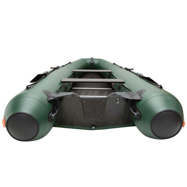 Kolibri KM-330DSL (Колібрі КМ-330ДСЛ) надувний кільовий човен темно-зелений + алюмінієвий пайол, фото kolibri.com.ua №4