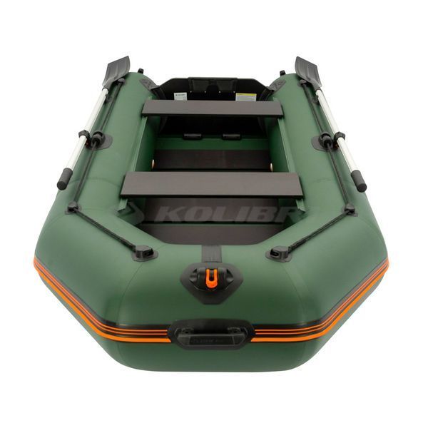 Kolibri KM-280 (Колибри КМ-280) надувная моторная лодка темно-зеленая + коврик, фото kolibri.com.ua №6