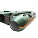 Kolibri KM-330DSL (Колібрі КМ-330ДСЛ) надувний кільовий човен темно-зелений + алюмінієвий пайол, фото kolibri.com.ua №5