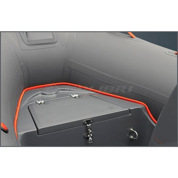 Kolibri Wing ULTRA W430UT RIB (Колібри Вінг Ультра РІБ В430УТ) надувний човен із пластиковим дном, темно-сірий, фото kolibri.com.ua №3