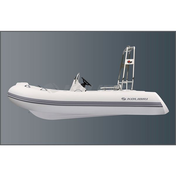 Kolibri Wing ULTRA W430UT RIB (Колібри Вінг Ультра РІБ В430УТ) надувний човен із пластиковим дном, темно-сірий, фото kolibri.com.ua №5