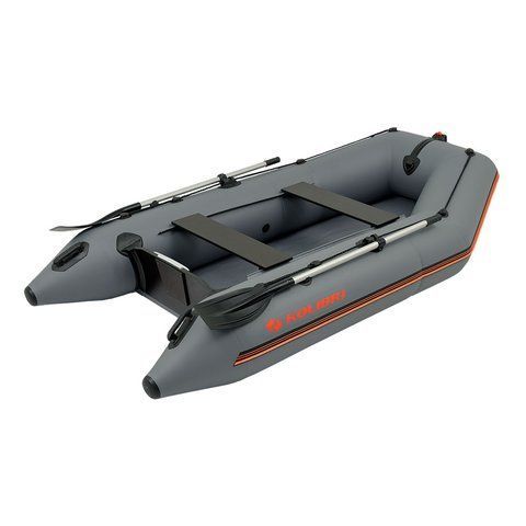 Kolibri KM-280 (Колибри КМ-280) надувная моторная лодка темно-серая (стандарт) + коврик, фото kolibri.com.ua №1