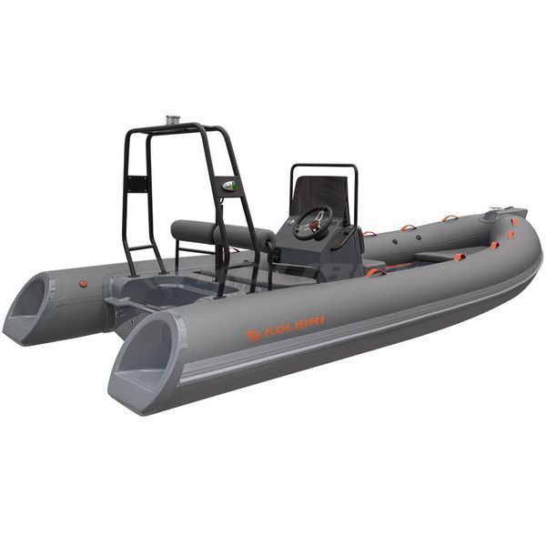 Kolibri Wing ULTRA W500UT RIB (Колибри Винг Ультра РИБ В500УТ) надувная лодка с пластиковым дном, темно-серая, фото kolibri.com.ua №3