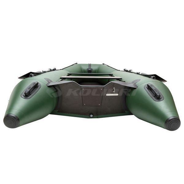 Kolibri KM-330D Profy (Колибри КМ-330Д Профи) надувная килевая лодка темно-зеленая + алюминиевый пайол, фото kolibri.com.ua №11