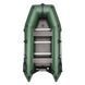 Kolibri KM-330D Profy (Колибри КМ-330Д Профи) надувная килевая лодка темно-зеленая + алюминиевый пайол, фото kolibri.com.ua №1