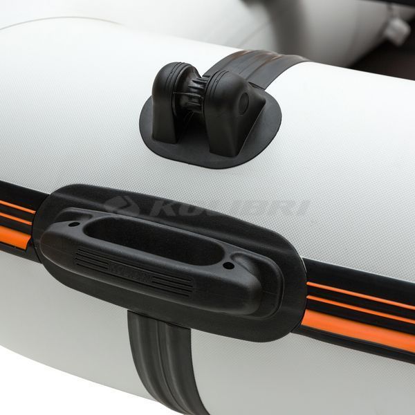 Kolibri KM-330DL Light (Колібрі КМ-330ДЛ Лайт) надувний кільовий човен світло-сірий (стандарт) + книжка, фото kolibri.com.ua №10