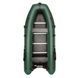 Kolibri KM-360DSL (Колібрі КМ-360ДСЛ) надувний кільовий човен темно-зелений + алюмінієвий пайол, фото kolibri.com.ua №1