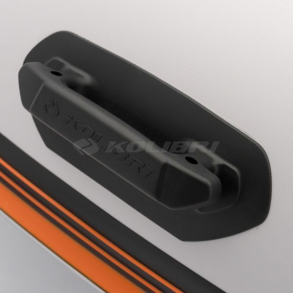 Kolibri KM-360DSL (Колібрі КМ-360ДСЛ) надувний кільовий човен світло-сірий (стандарт) + алюмінієвий пайол, фото kolibri.com.ua №25