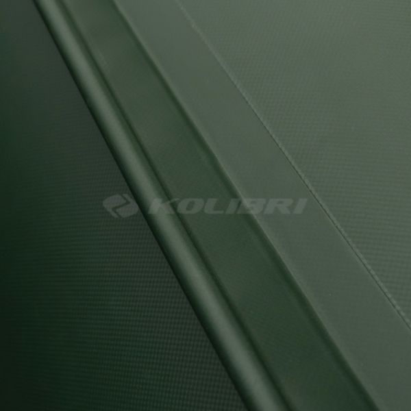 Kolibri KM-400DSL (Колібрі КМ-400ДСЛ) надувний кільовий човен темно-зелений + алюмінієвий пайол, фото kolibri.com.ua №30