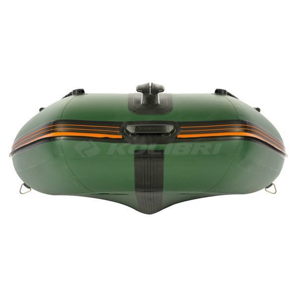 Kolibri KM-400DSL (Колібрі КМ-400ДСЛ) надувний кільовий човен темно-зелений + алюмінієвий пайол, фото kolibri.com.ua №7