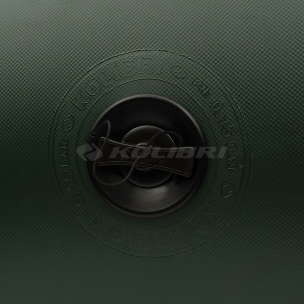 Kolibri KM-400DSL (Колібрі КМ-400ДСЛ) надувний кільовий човен темно-зелений + алюмінієвий пайол, фото kolibri.com.ua №34