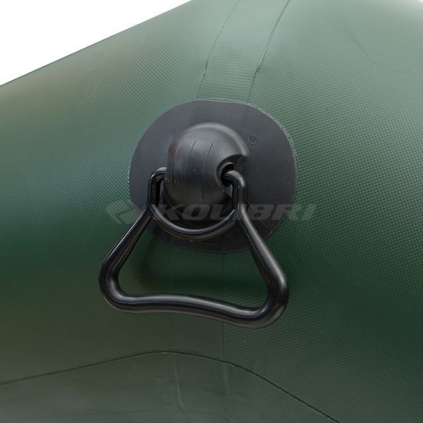 Kolibri K-250T (Колибри К-250Т) надувная гребная лодка темно-зеленая + Air Deck, фото kolibri.com.ua №8