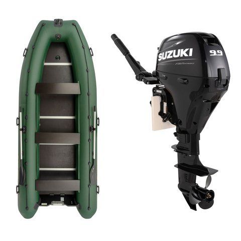 Човен з мотором Kolibri 450 Green Suzuki Power, фото kolibri.com.ua №1