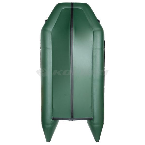 Kolibri KM-360D Profy (Колибри КМ-360Д Профи) надувная килевая лодка темно-зеленая + алюминиевый пайол, фото kolibri.com.ua №2