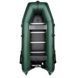 Kolibri KM-360D Profy (Колибри КМ-360Д Профи) надувная килевая лодка темно-зеленая + алюминиевый пайол, фото kolibri.com.ua №1