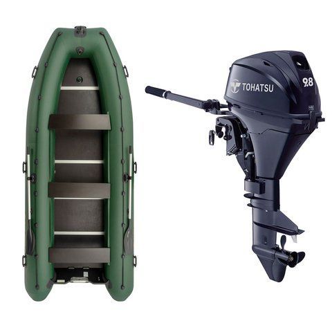 Човен з мотором Kolibri 450 Green Tohatsu Boost, фото kolibri.com.ua №1