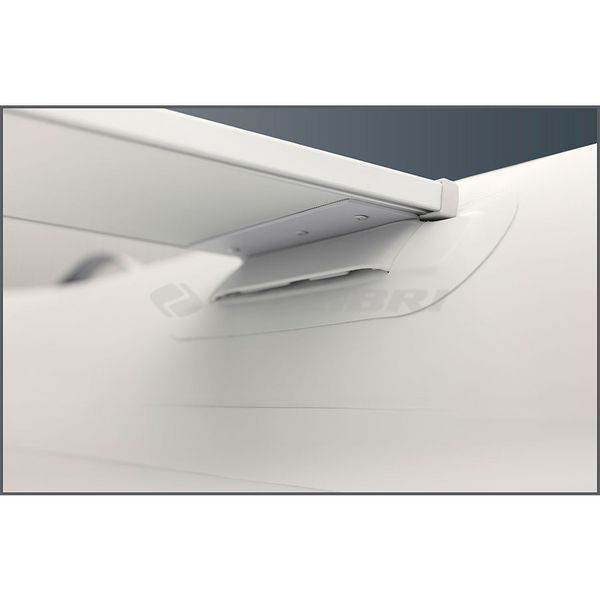 Kolibri Wing LITE W430LT RIB (Колібри Вінг Лайт РІБ В430ЛТ) надувний човен із пластиковим дном, світло-сірий, фото kolibri.com.ua №6