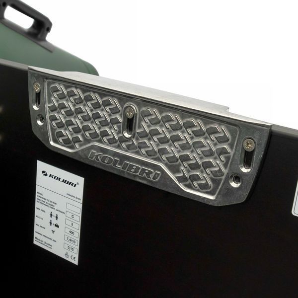 Kolibri KM-330DL Light (Колибри КМ-330ДЛ Лайт) надувная килевая лодка темно-зеленая + книжка, фото kolibri.com.ua №16