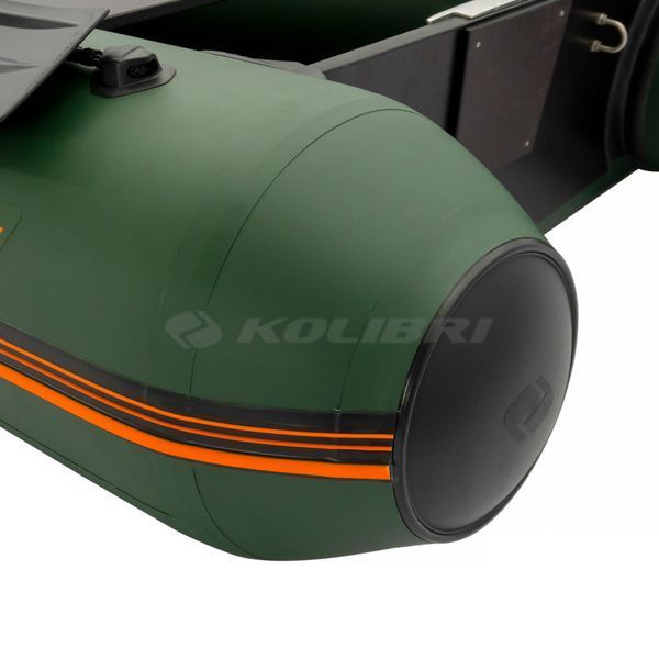 Kolibri KM-330DL Light (Колибри КМ-330ДЛ Лайт) надувная килевая лодка темно-зеленая + книжка, фото kolibri.com.ua №17