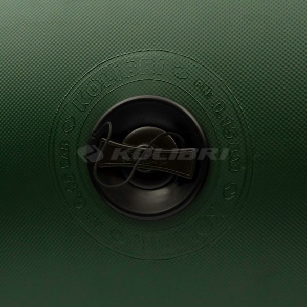Kolibri KM-330DL Light (Колибри КМ-330ДЛ Лайт) надувная килевая лодка темно-зеленая + книжка, фото kolibri.com.ua №15