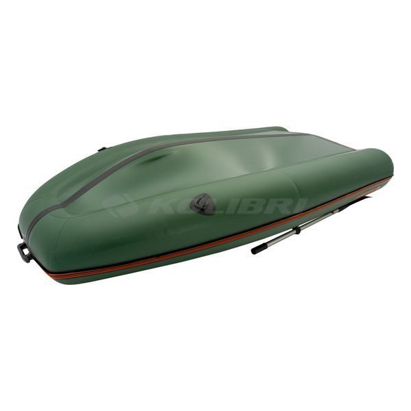 Kolibri KM-330DL Light (Колибри КМ-330ДЛ Лайт) надувная килевая лодка темно-зеленая + книжка, фото kolibri.com.ua №3
