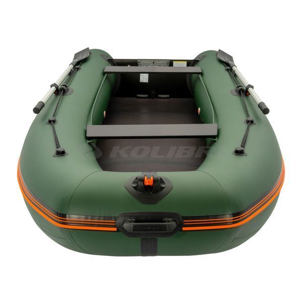 Kolibri KM-330DL Light (Колибри КМ-330ДЛ Лайт) надувная килевая лодка темно-зеленая + книжка, фото kolibri.com.ua №7